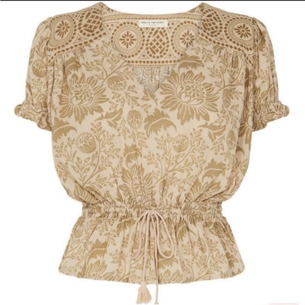 Spell & the Gypsy Lioness Cap Sleeve Blouse